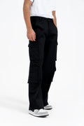 Men's Double Pocket Cargo Pant - Black