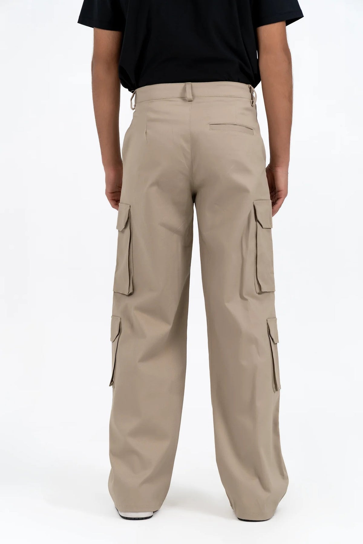 Men's Double Pocket Cargo Pant - Beige