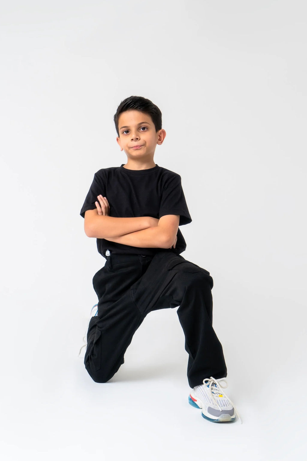 Boys Cargo Pant - Black